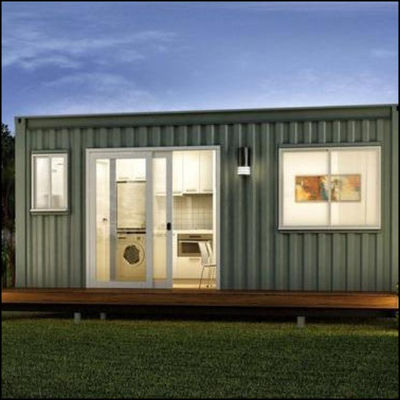 quality  Modern 40ft Flat Pack Prefab Container House With Floor Plan factory