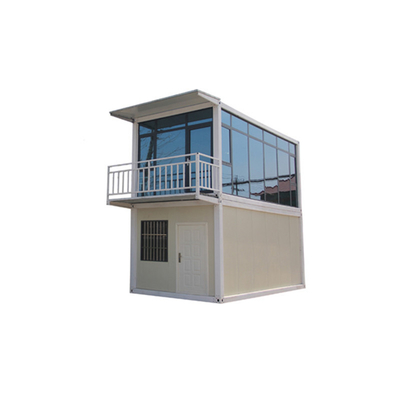Detachable Glass Hotel Puerto Rico Modular Two Story Container House